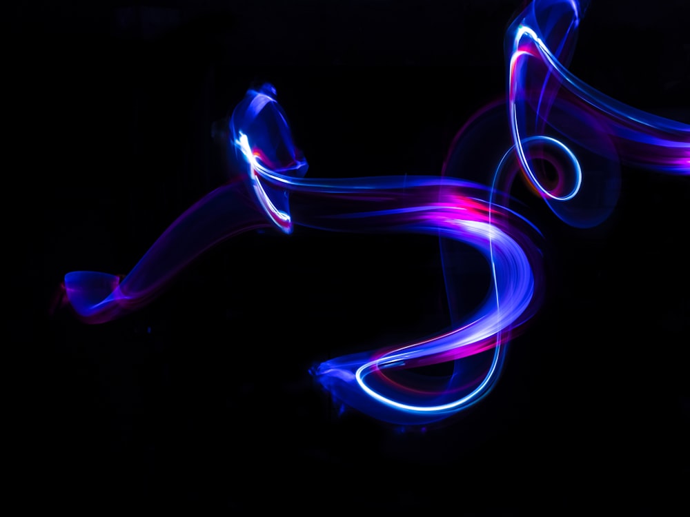 Fond d'écran numérique lumière violet et bleu photo – Photo  #nightphotography Gratuite sur Unsplash