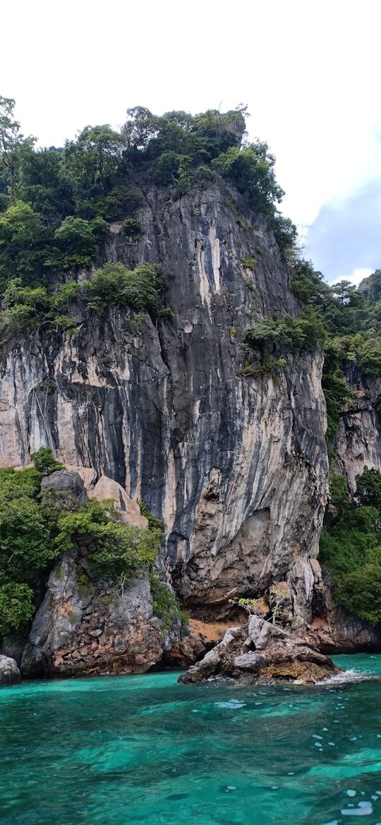gray rocky mountain during daytime in Koh Samui Thailand