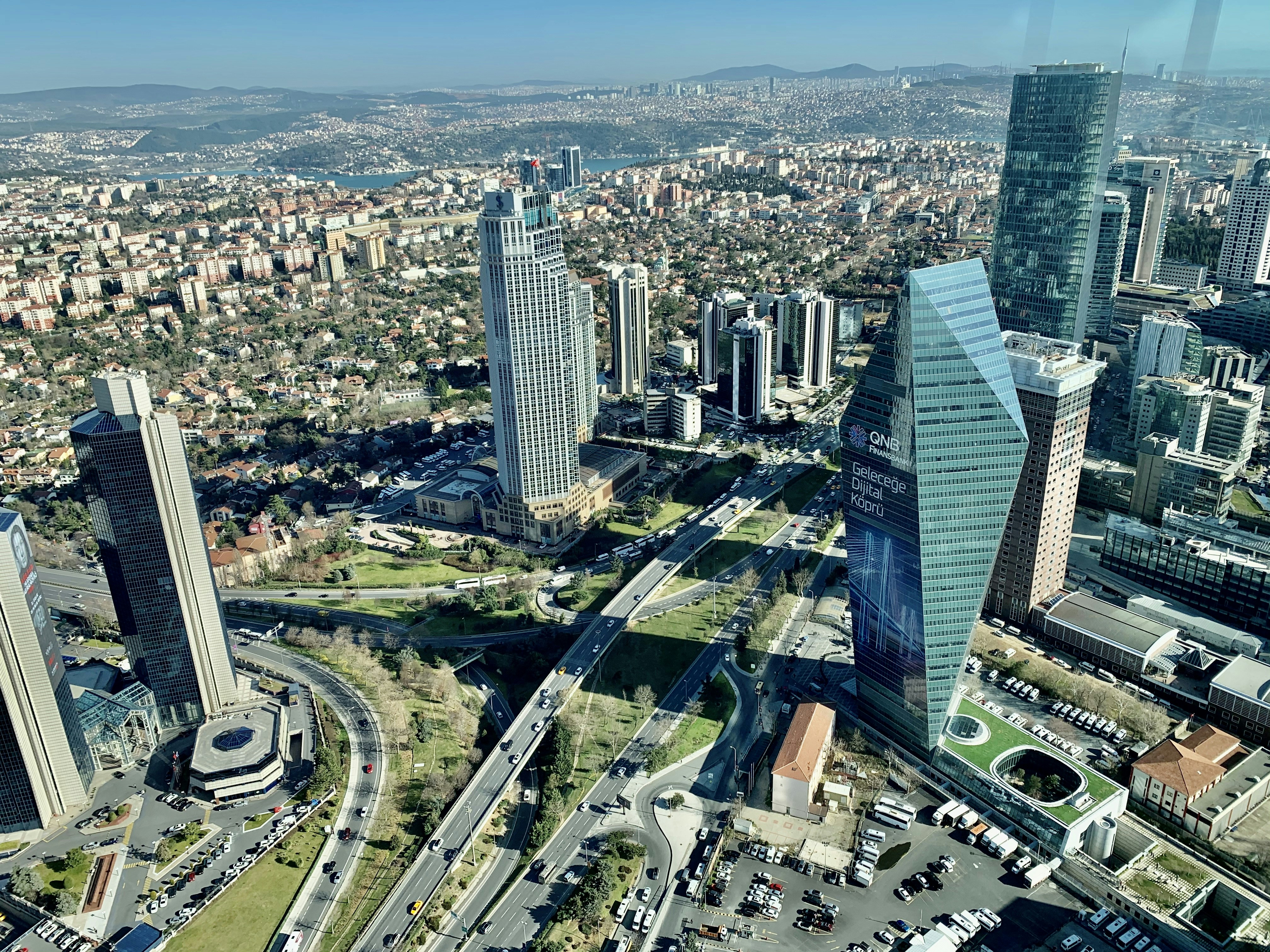 The view from the 360 Sapphire building viewing platform
