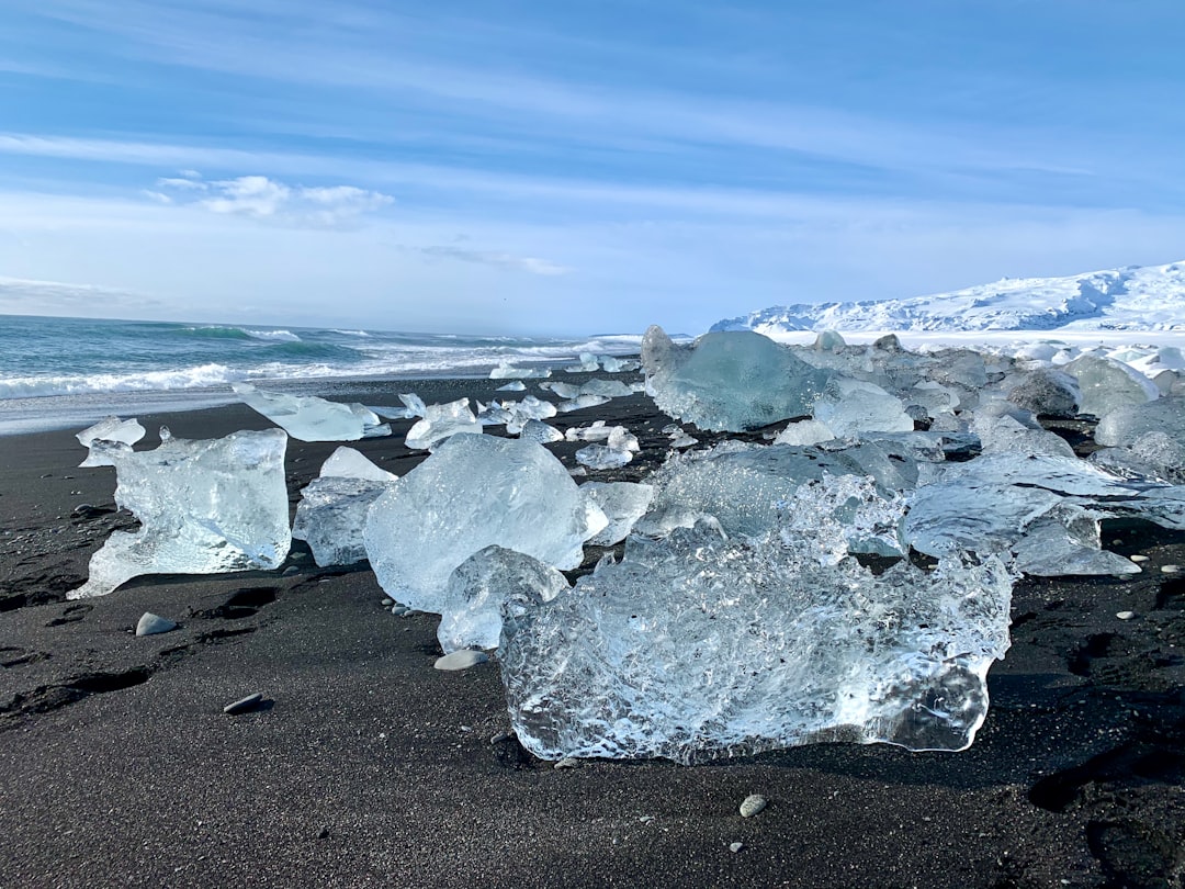 Glacial landform photo spot Diamond Beach Vatnajökull National Park
