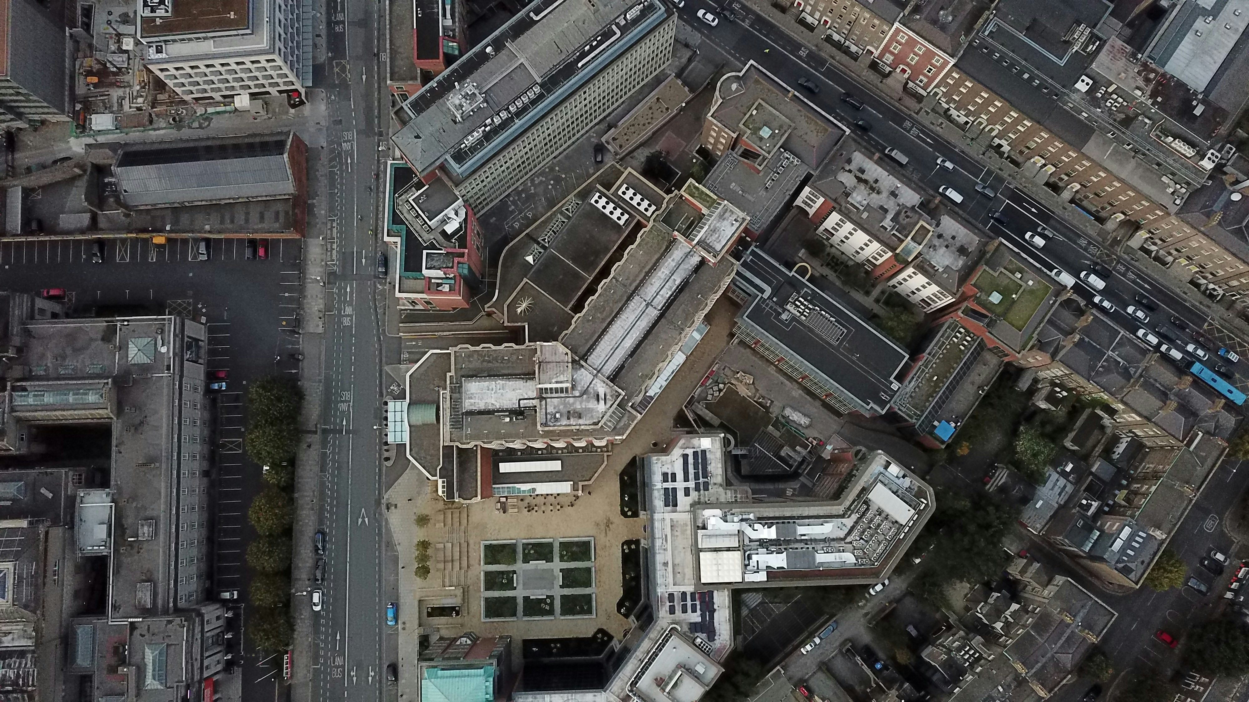 aerial view of city buildings during daytime