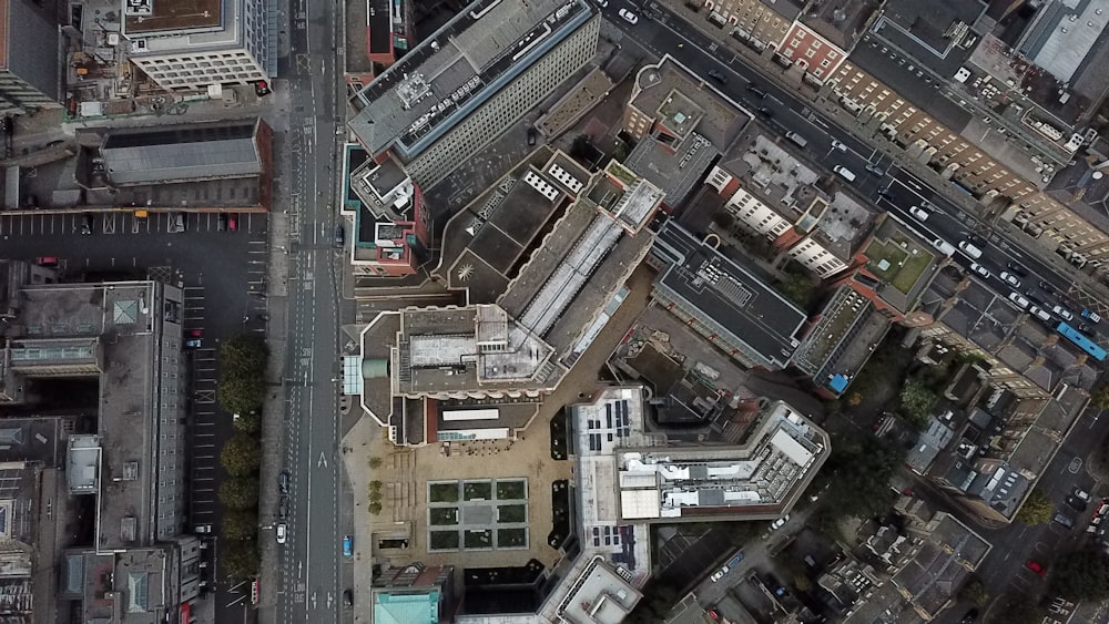 aerial view of city buildings during daytime