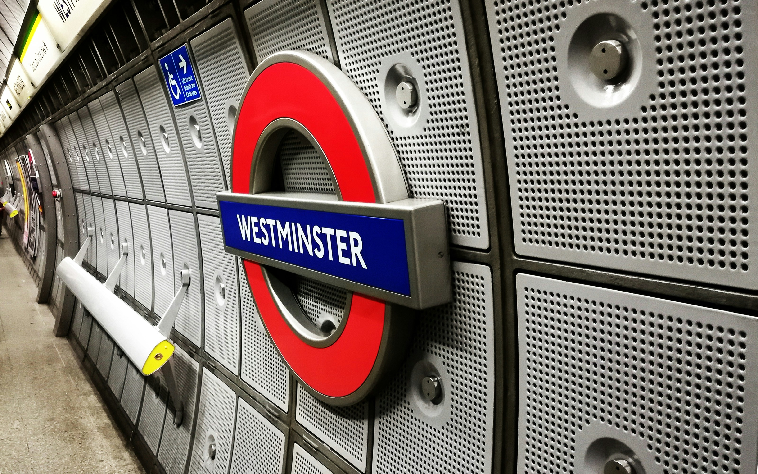 London Underground station for Westminster, London