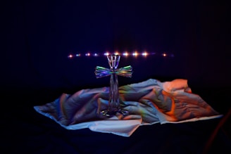 Elegant plexiglass cross illuminated from within, perfect as a keepsake.