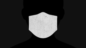 white and black heart illustration