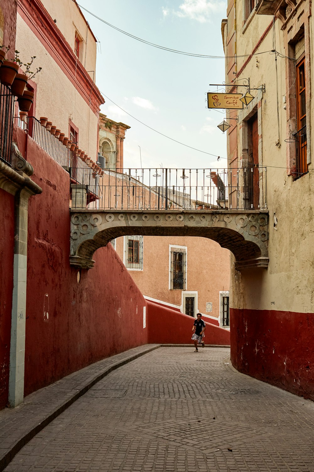 red and brown concrete building