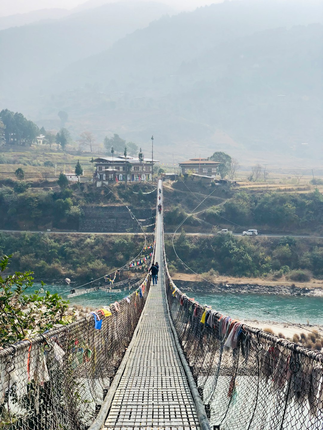 travelers stories about Bridge in Punakha, Bhutan