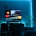 A bright and modern living room featuring LED lighting and smart home devices.