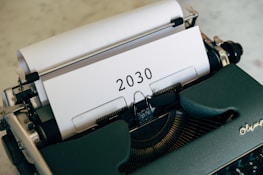 white and green braille machine