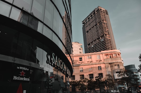 brown concrete building during daytime in Saigon Skydeck Vietnam