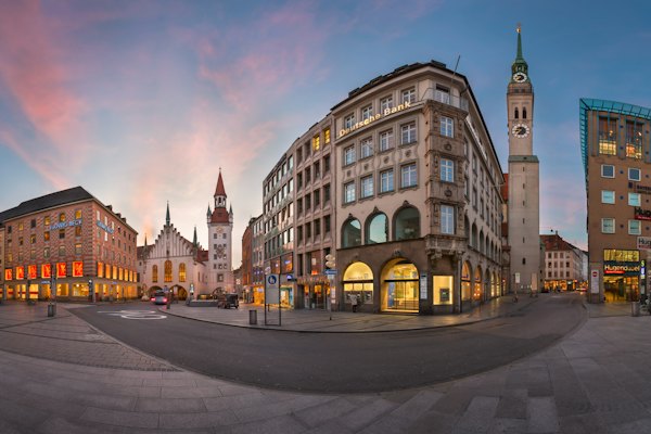 Brown and green concrete building — Munich, Germany