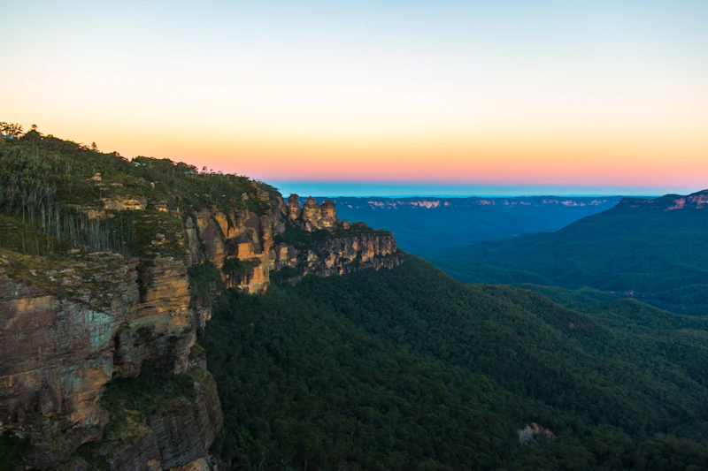 Three Sisters rock formation Echo Point Blue Mountains
