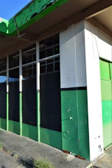 Exterior facade painted with fresh, weather-resistant coating.