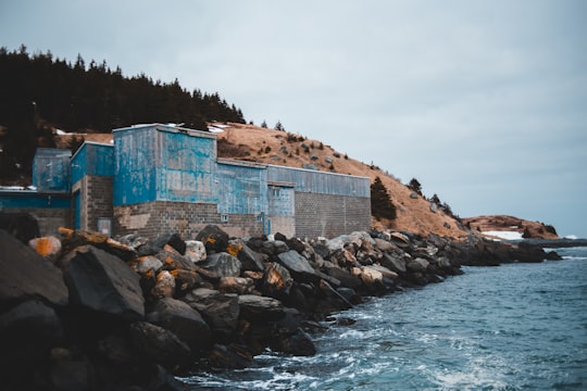 brown concrete building near body of water during daytime in Tors Cove Canada