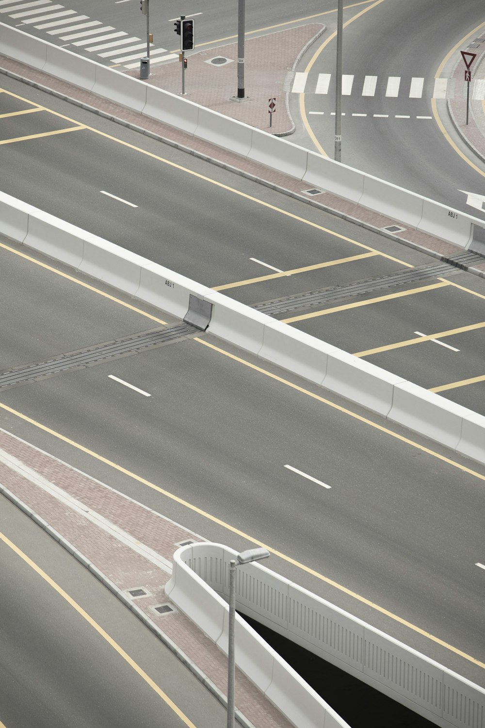 white and black road during daytime