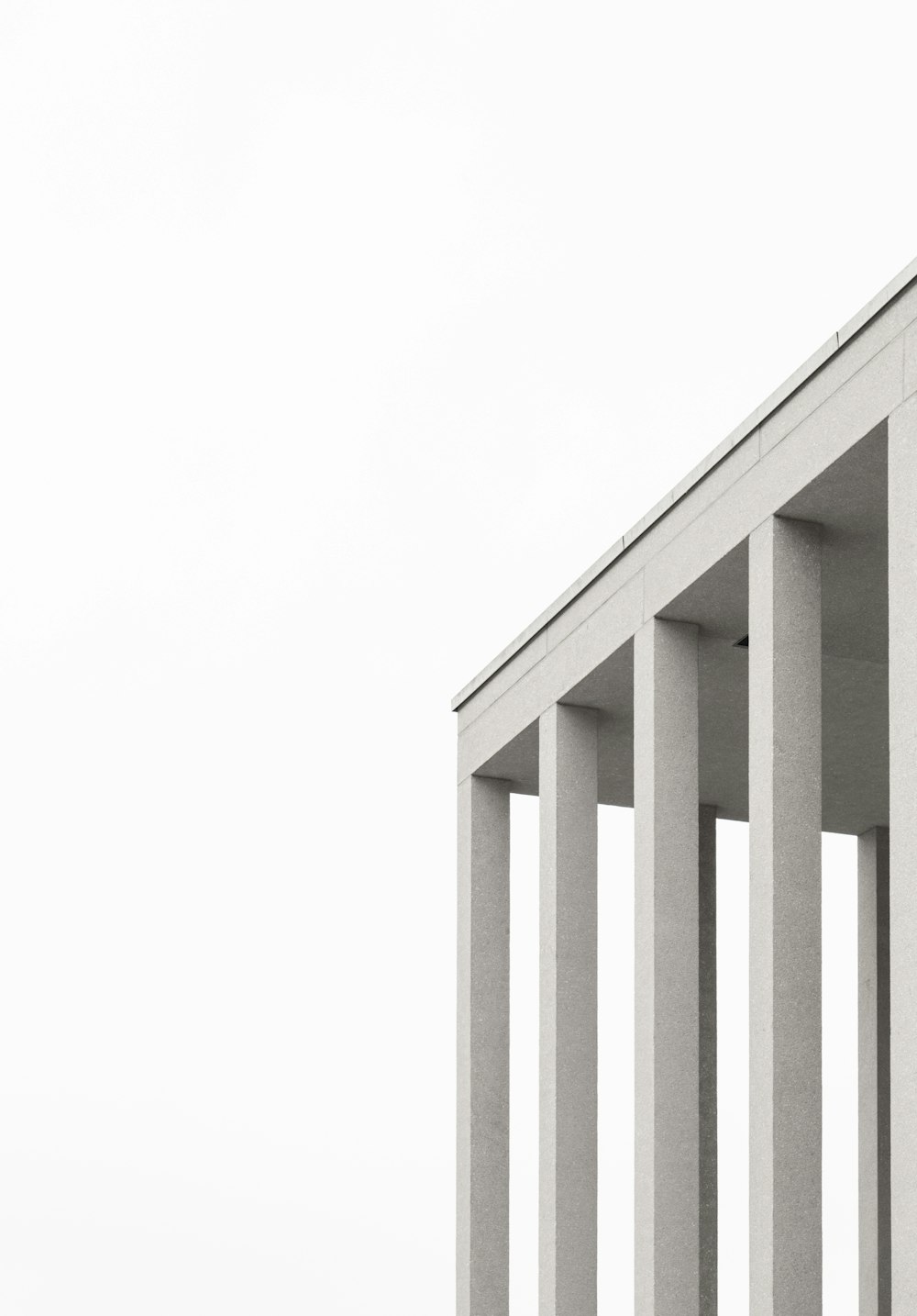 white wooden fence under white sky