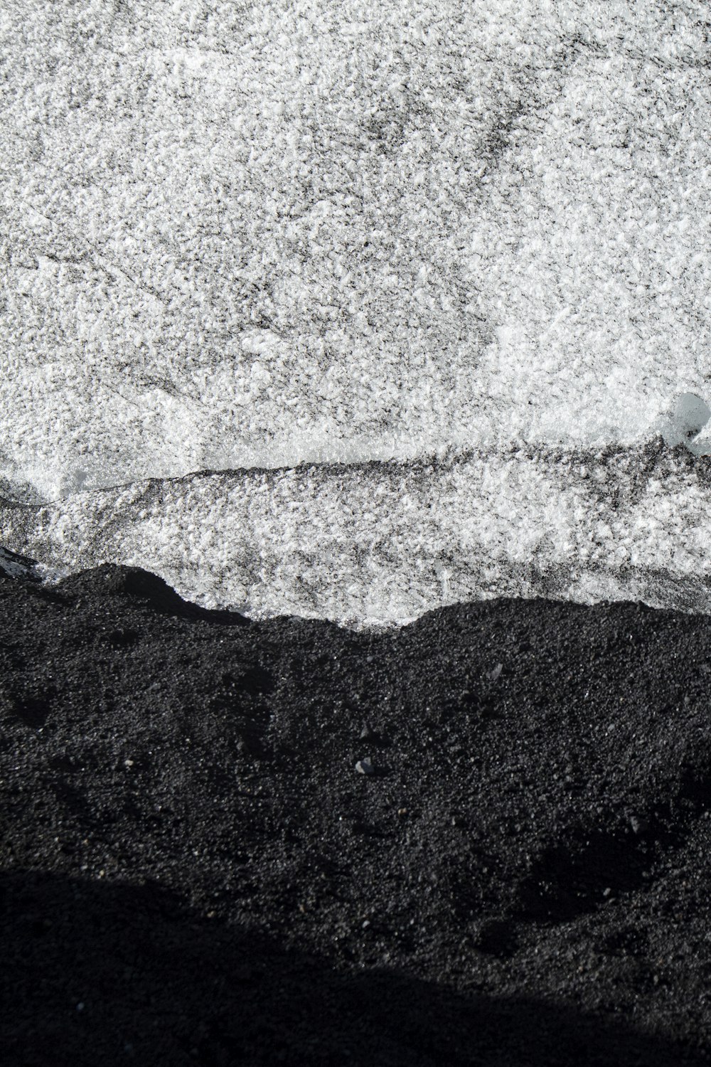 white and blue stone fragment