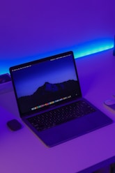 black and silver laptop computer