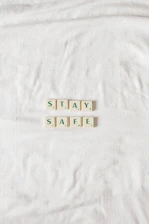 text on white textile