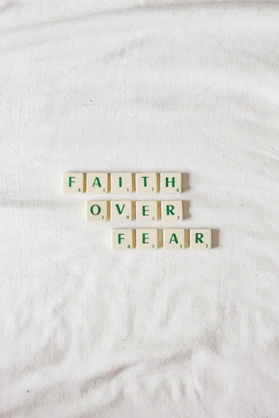 Faith-inspired graphic tee in natural cotton