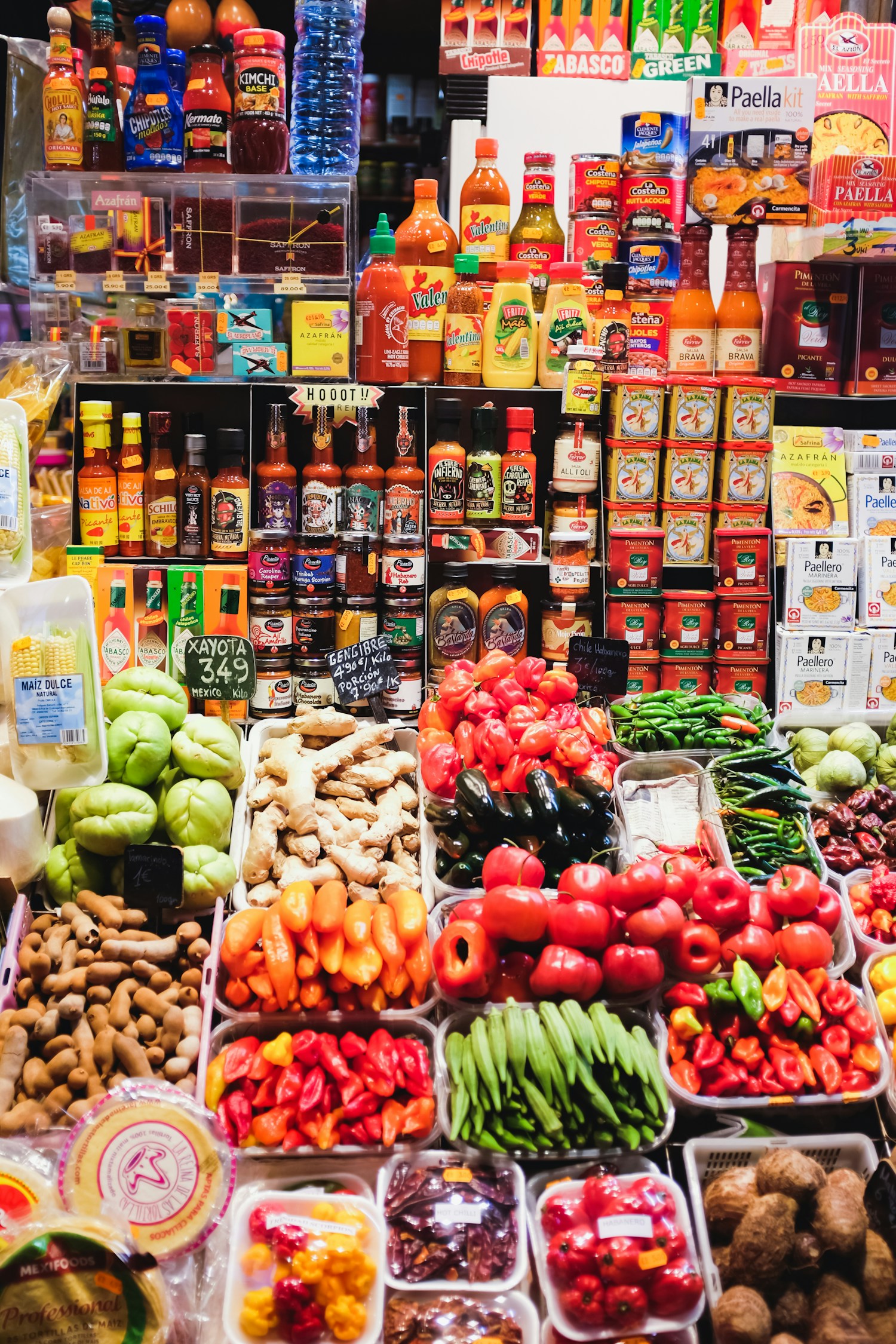 Wide selection of products