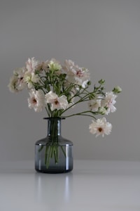 White Lily Vase