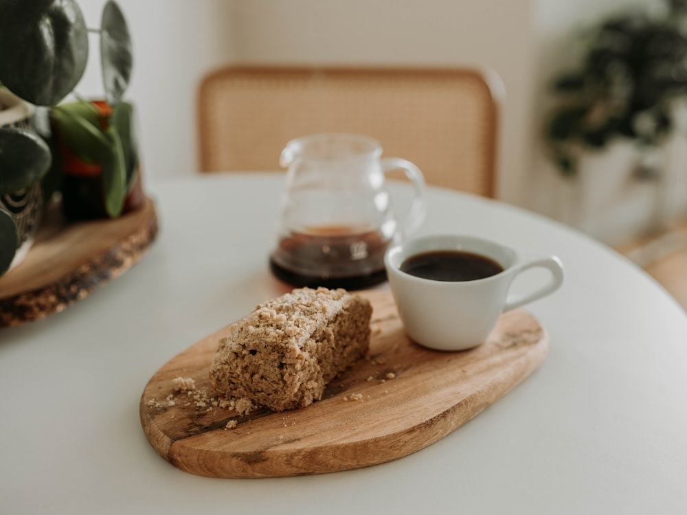 brown bread on brown wooden chopping board