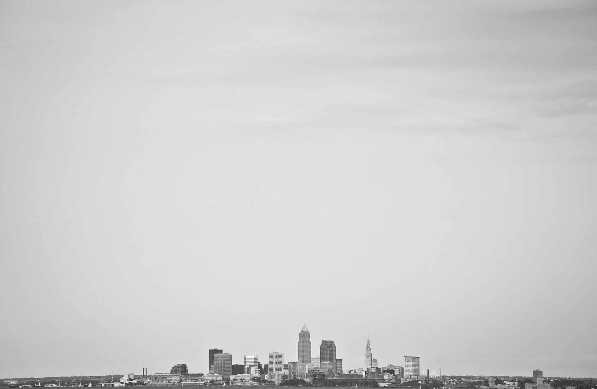 city skyline under white sky during daytime