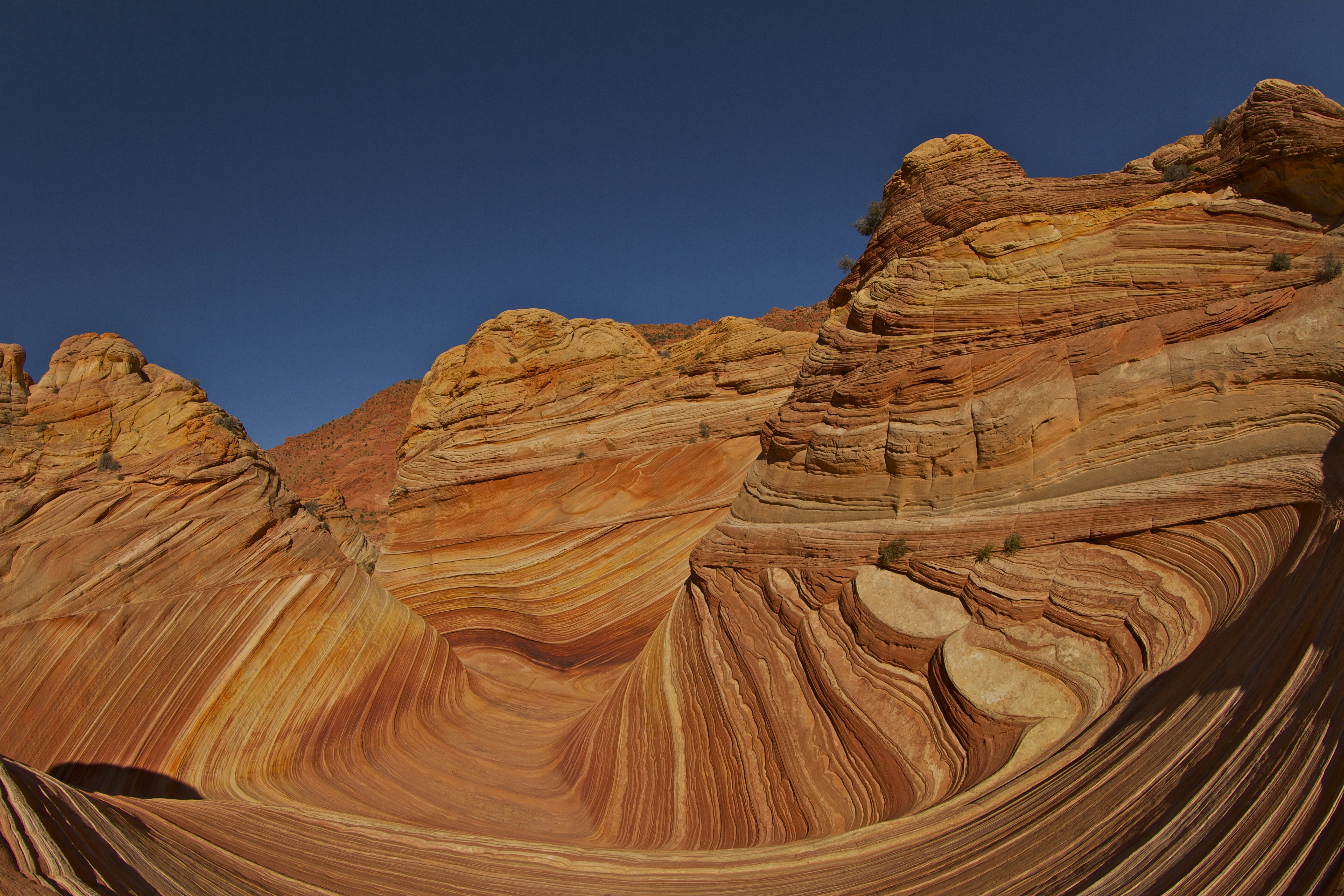 Brown rock formation under blue sky during daytime - null wallpaper in 5184x3456 resolution