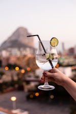 clear wine glass with water