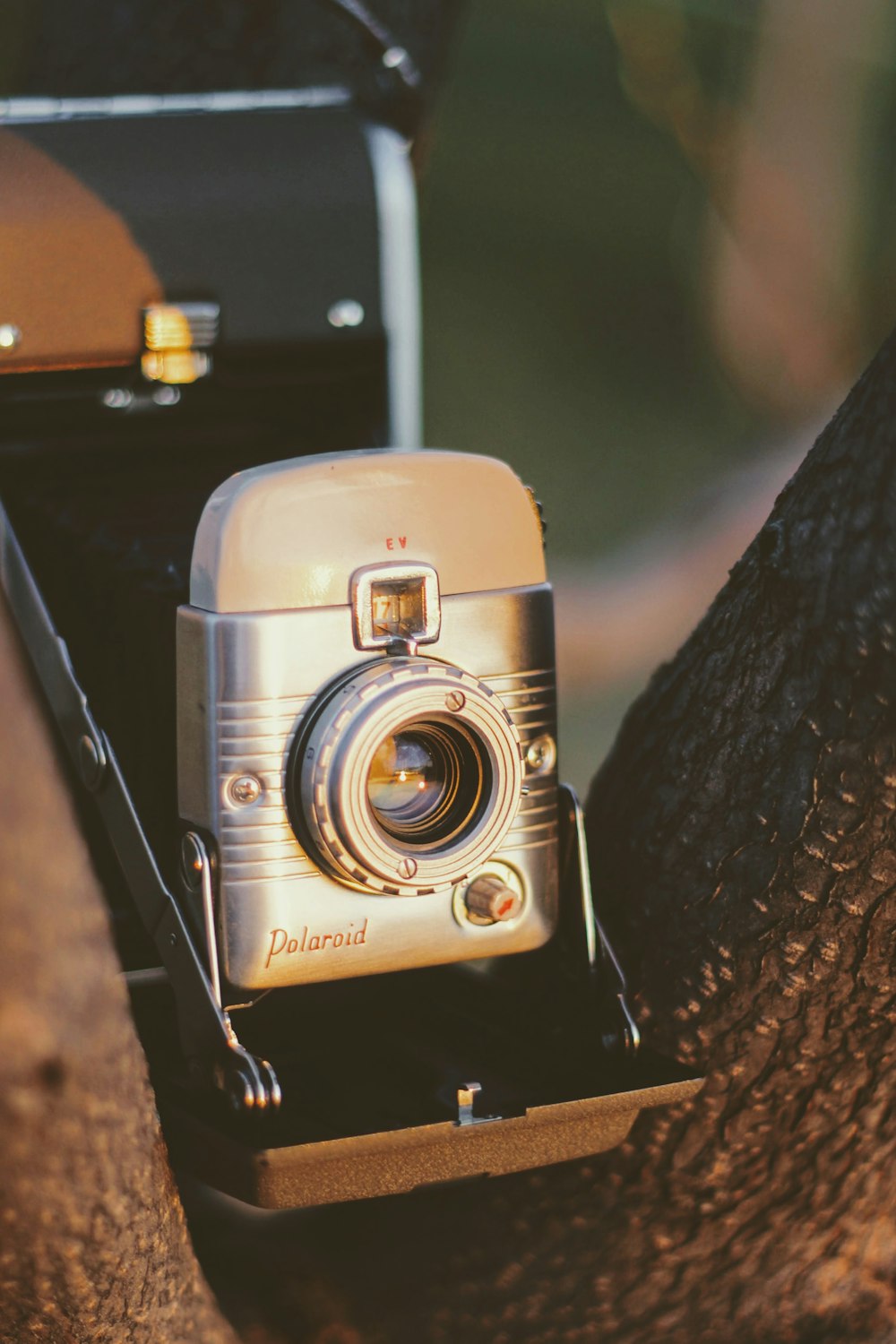 white and silver point and shoot camera