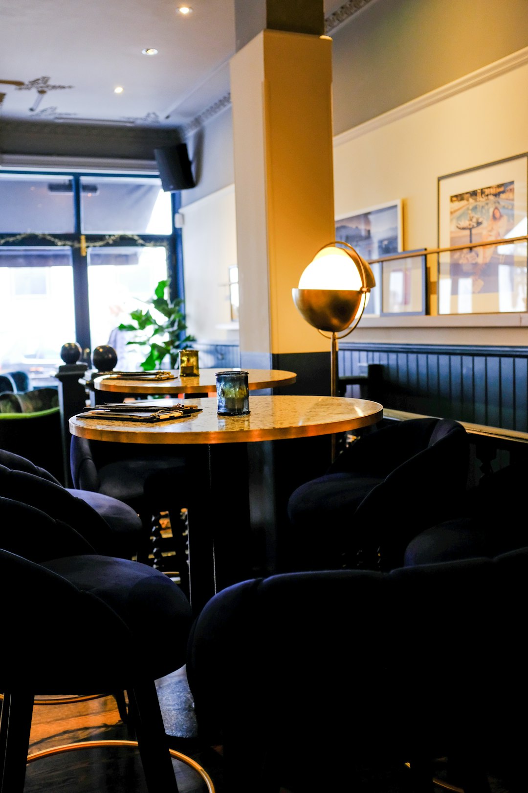 brown wooden table with chairs