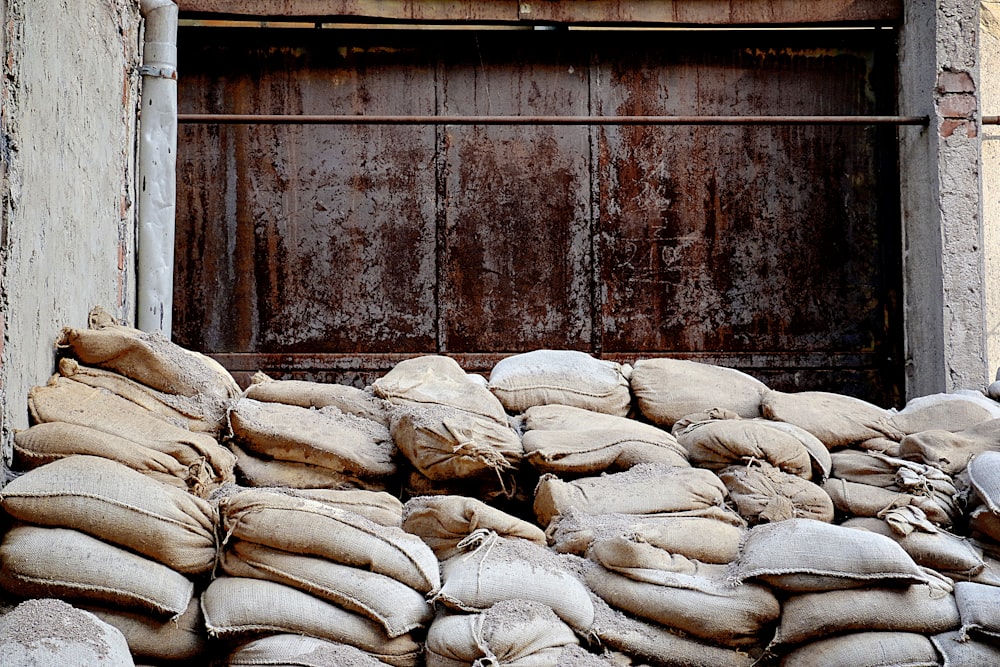 brown dried leaves on brown wooden wall