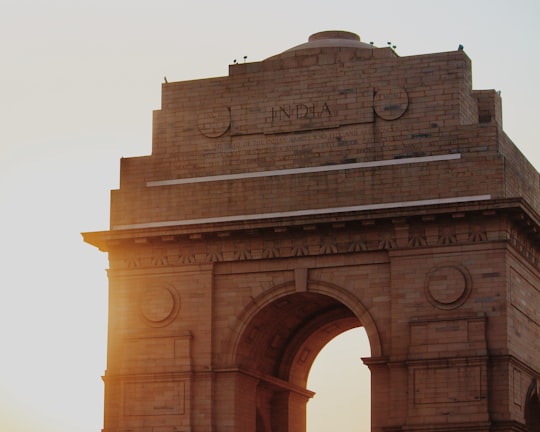 brown concrete building during daytime in India Gate India