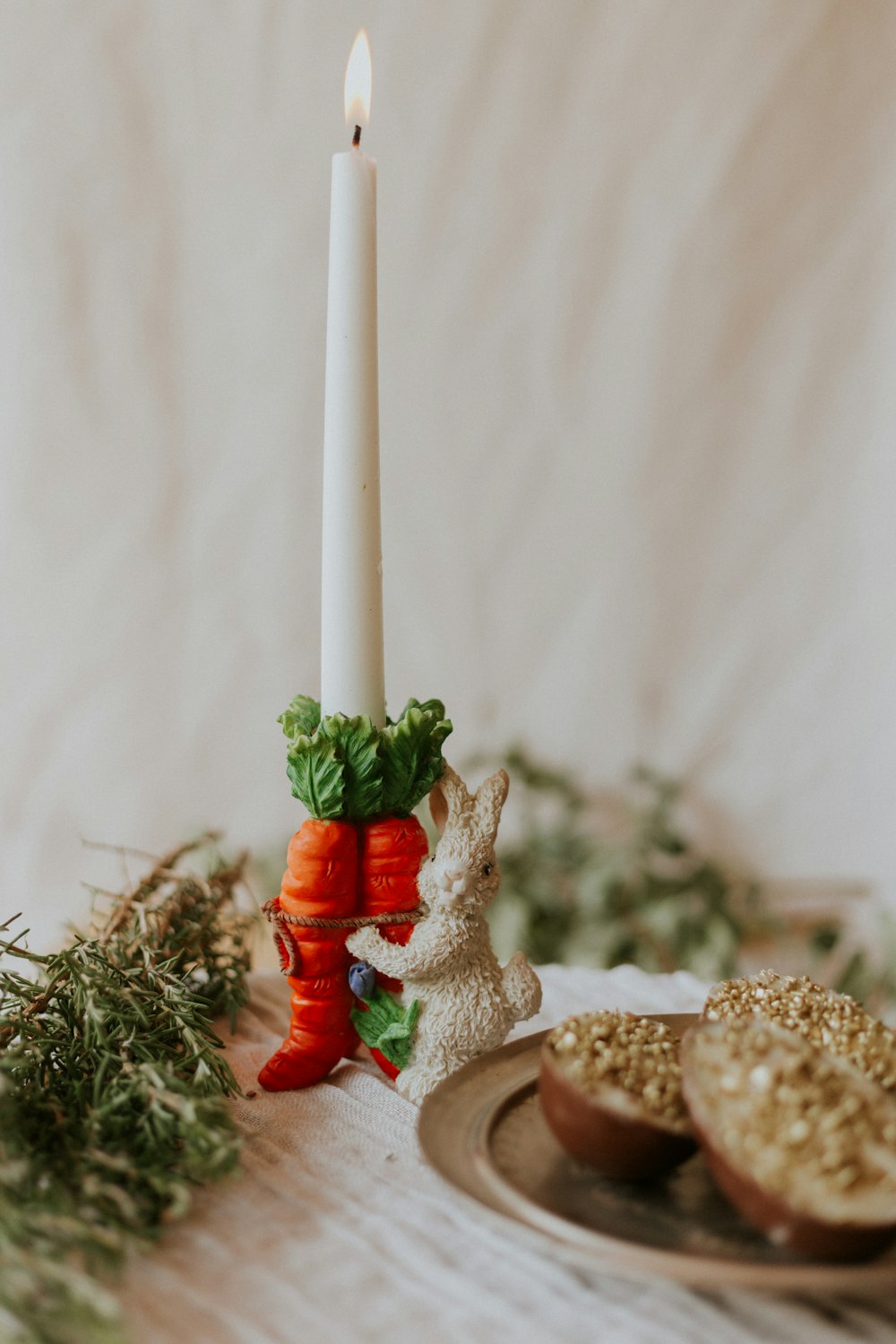 red and white christmas tree ornament