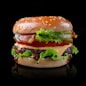 Burger delivered