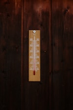 brown wooden wall mounted device