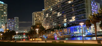 white concrete building during nighttime