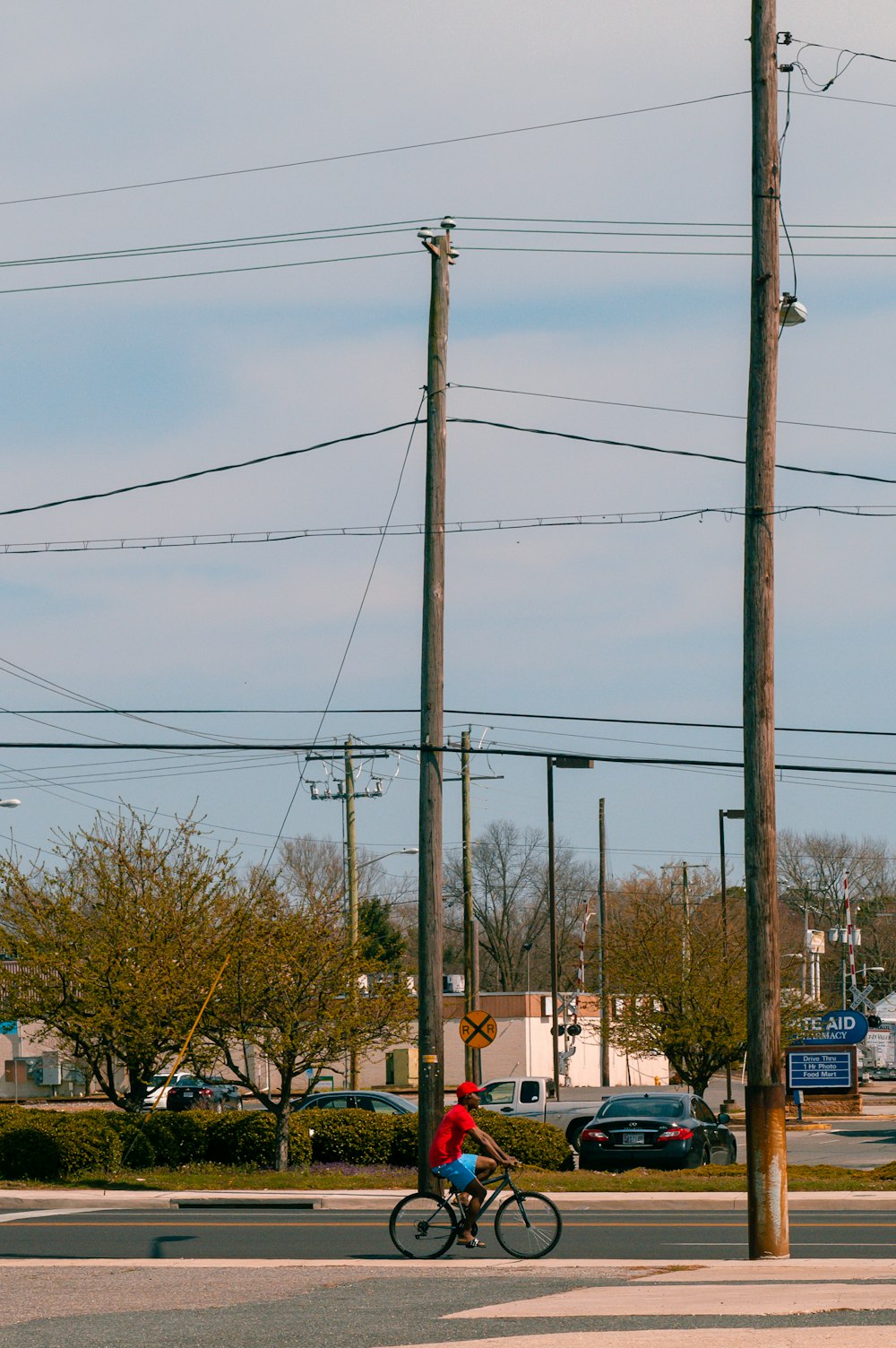 cars parked on side of the road during daytime