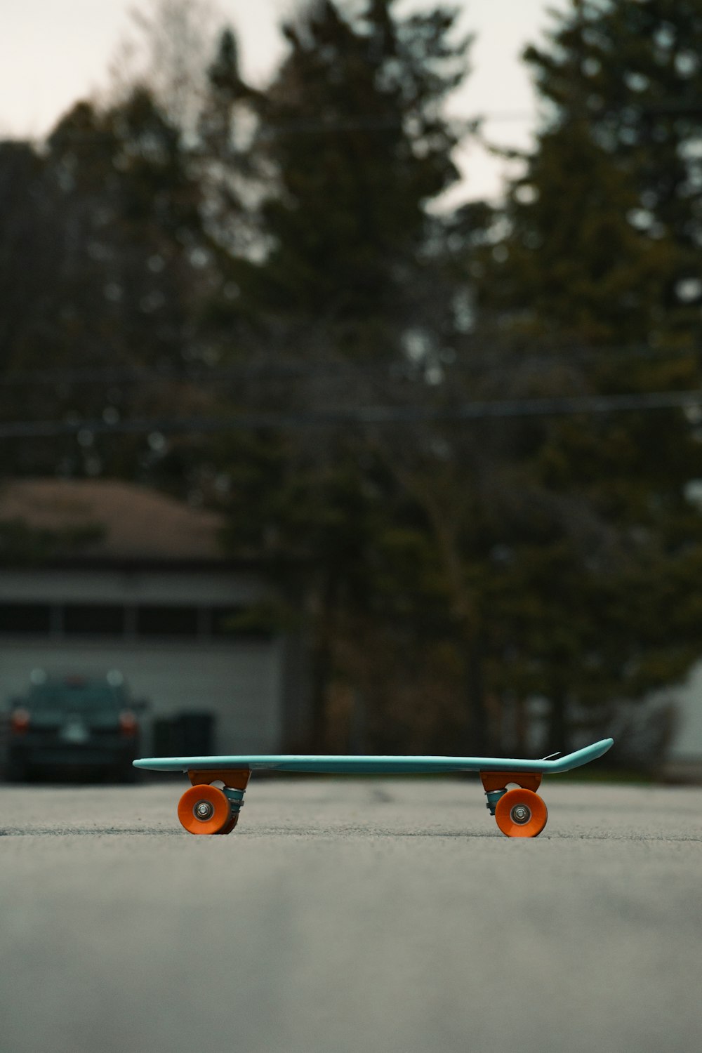 red and blue kick scooter