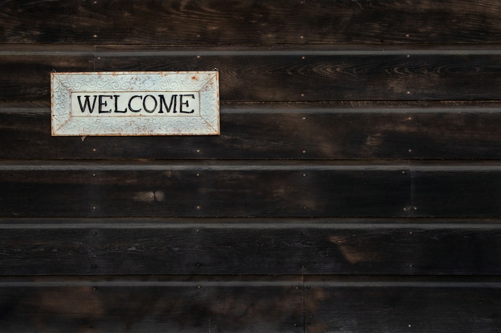Minimalist Wood Sign