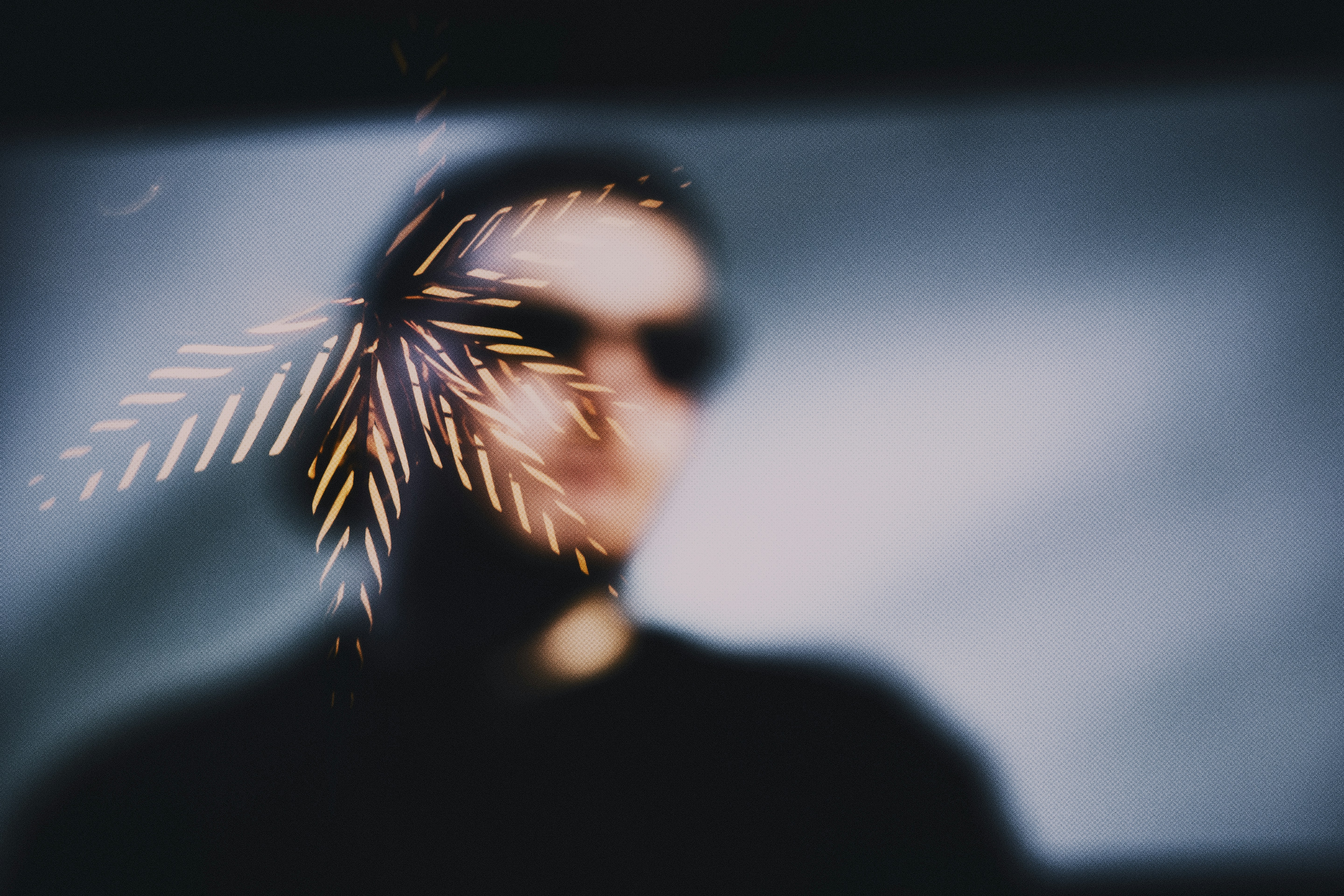 man in black crew neck shirt