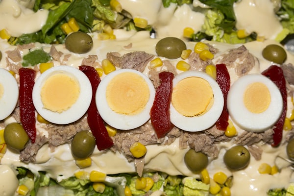Eiersalade met kwark en bieslook