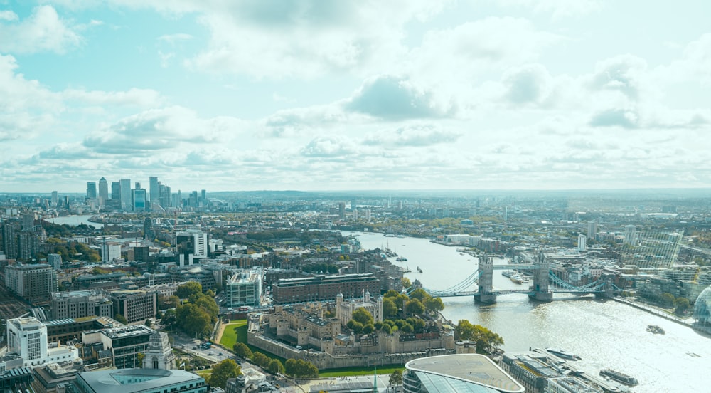 aerial view of city buildings during daytime