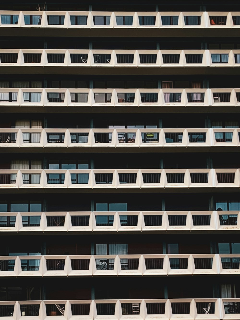 white and black concrete building