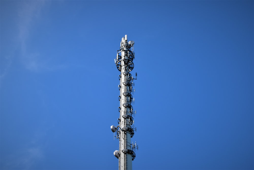 silver and black tower under blue sky during daytime