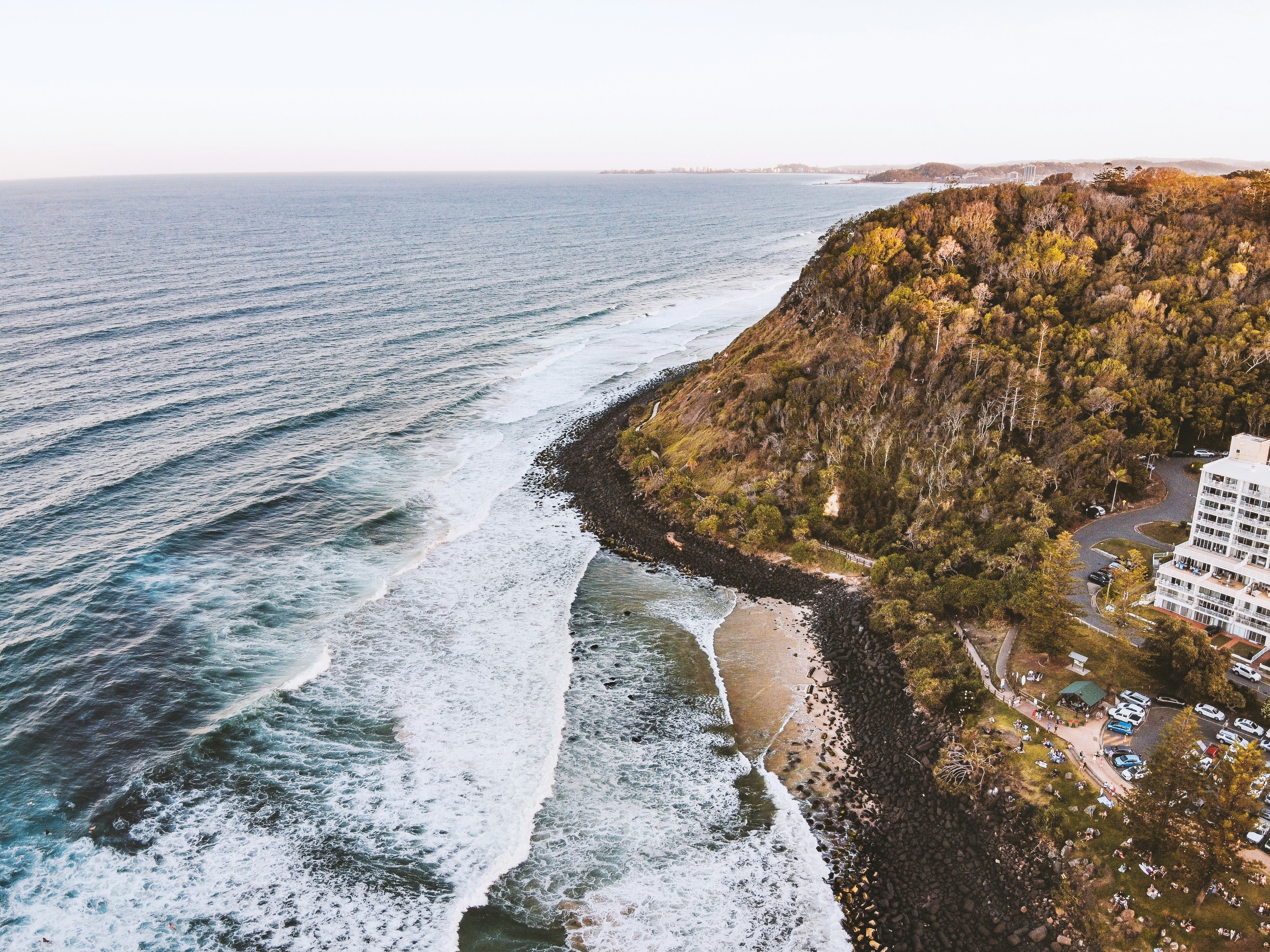 aerial view of beach during daytime