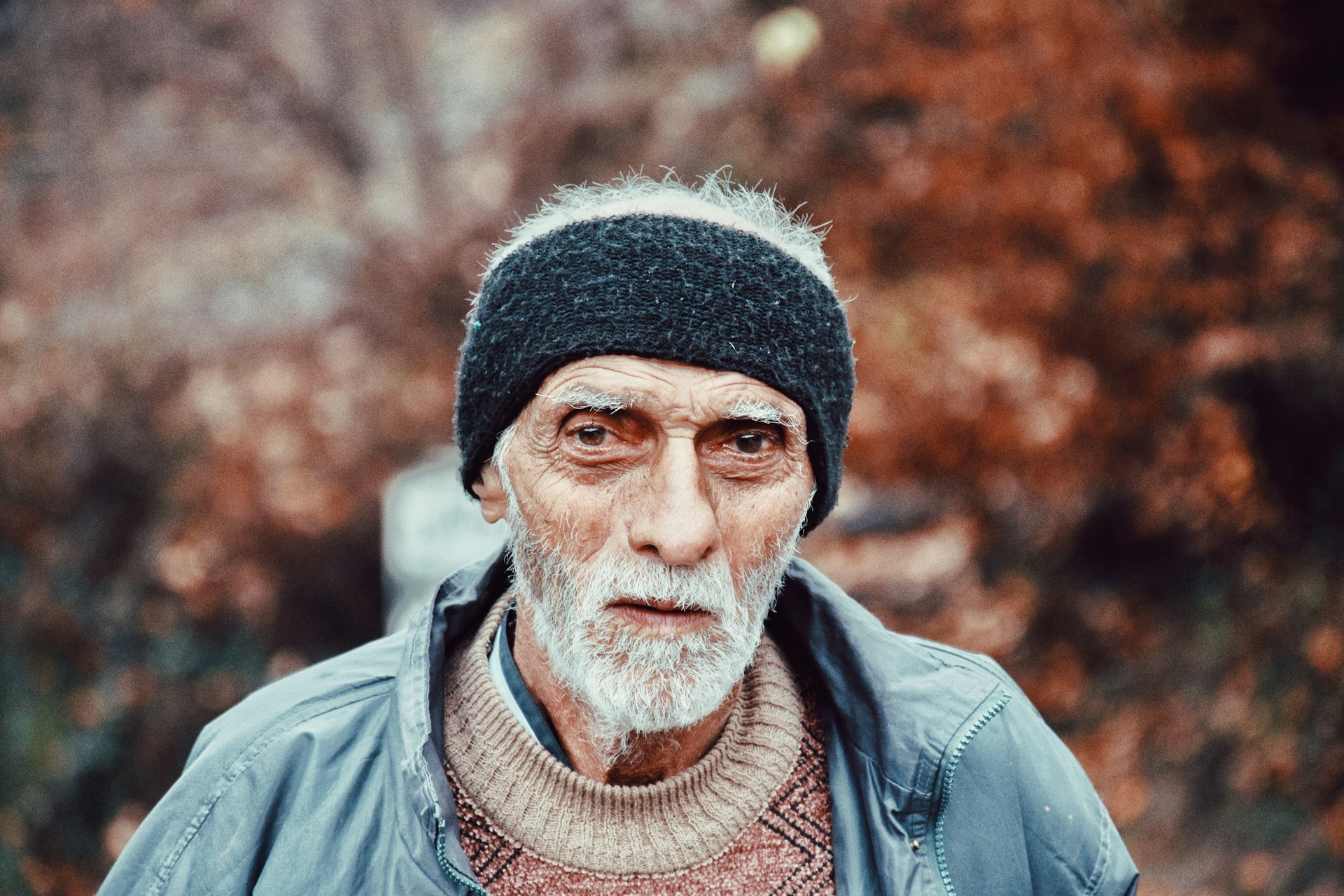 Portrait of a man participating in local life evoking encounters during cultural events