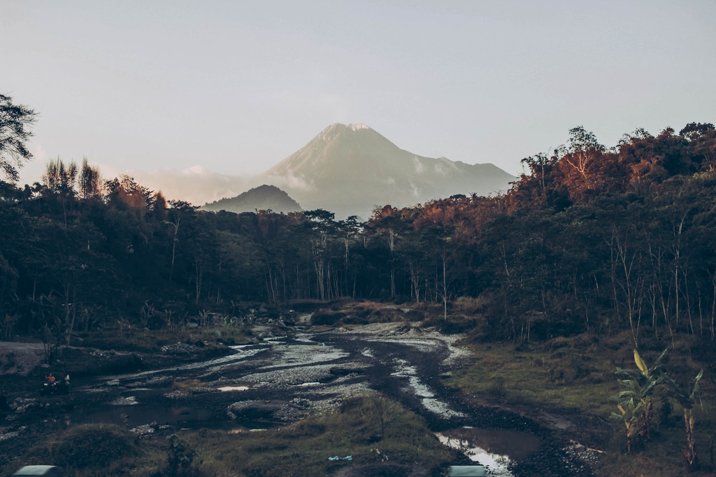 A valley near Merapi