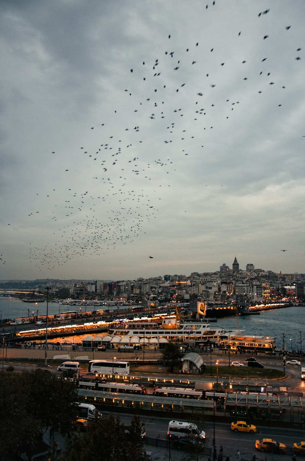 city skyline under gray sky during daytime